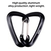 TRIWONDER 12KN 25KN Aluminium Wire Gate Carabiners for Hammock -