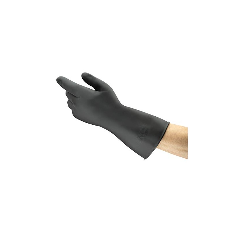 Ansell Alphatec 87-118 Multi-Purpose Work Gloves, Heavy Duty Chemical Resistance,