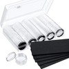 Pack of 100 30 mm coin capsules protect the seal