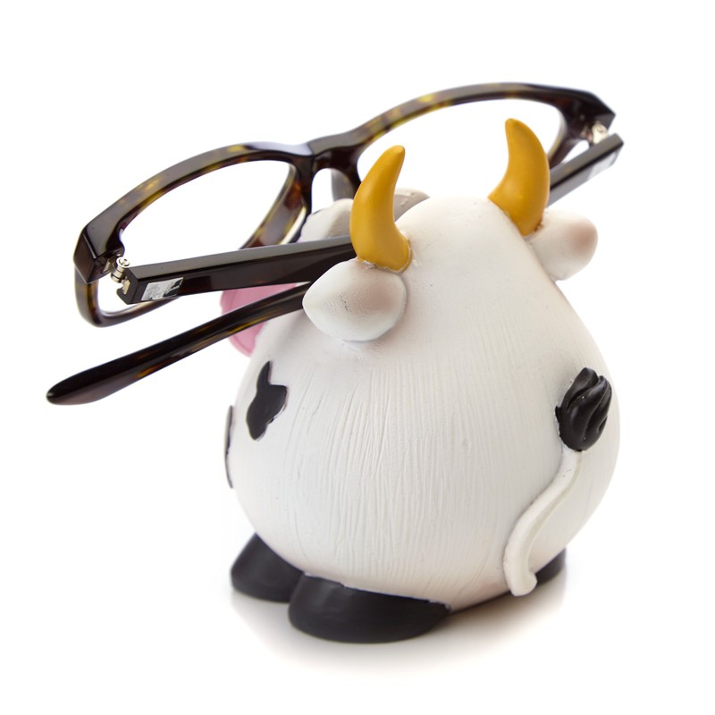 By Bers Glasses Holder Design Bull Cow Buffalo Beef Hand-Painted