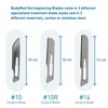 BodyMed Dermaplaning Blades #14 in Stainless Steel, 100 PCS -