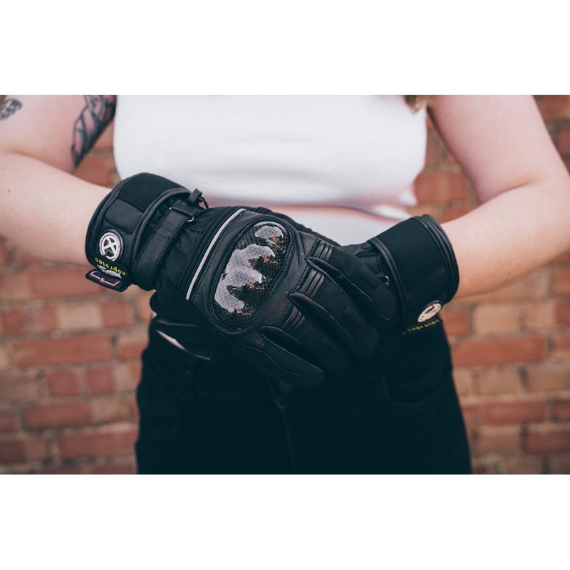 Texpeed Women's Winter Waterproof Motorcycle Gloves - Biker Warm Gloves