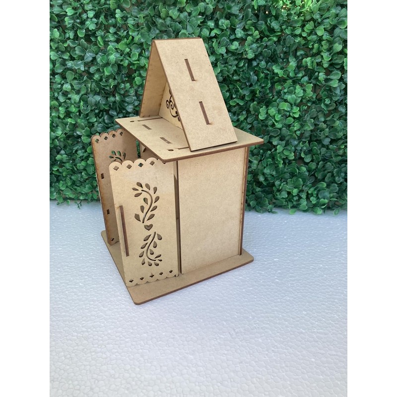 Paquete Kit de 4 Nichos Con Techo Triangular Altar Ofrenda