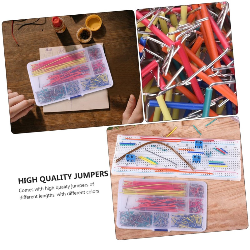 Operitacx 540pcs Jumper Wires Kit for Breadboard Preformed Jumper Wire