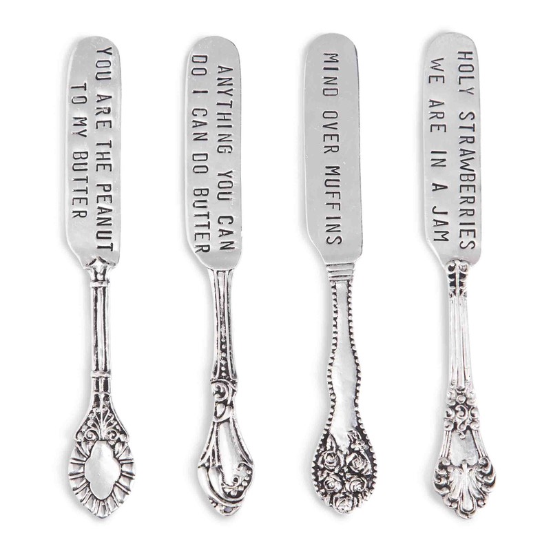 Mud Pie Circa Spreader Set, Silver