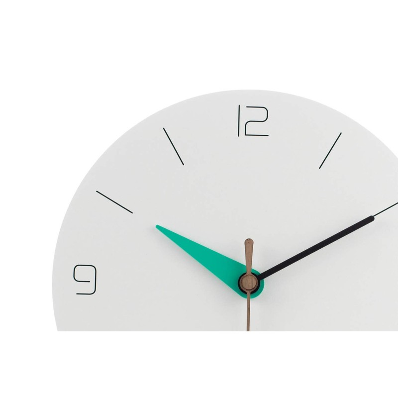 ONZENO Design Wall Clock 'The Acqua.' without Ticking Noises