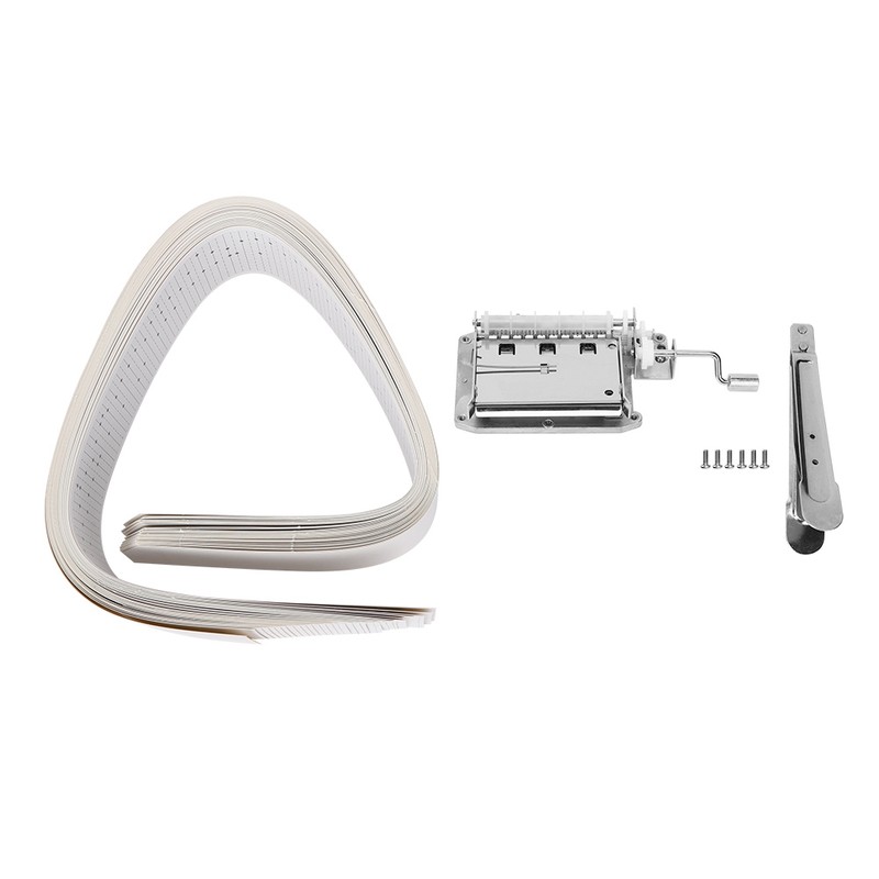 30 Note Hand Crank Movement with 15Pcs Blank Tape 15Pcs