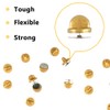 Ruidee 200 Pcs/100 Pairs Tie Tack Pin Backs with Blank
