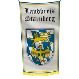 Landkreis Starnberg Germany 3x5 feet Flag Banner Vivid Color Double Stitched Brass Grommets (Starnberg)