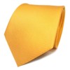 TigerTie Designer Silk Tie Yellow Sun Yellow Plain Tie Silk
