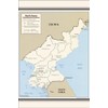 24"x36" Gallery Poster, cia map of North Korea admin divisions