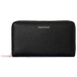 Frentree Women's Wallet for Smartphones, Wallet with 16 Card Slots, Zip Security Compartment and RFID Protection, obsidian, Classic