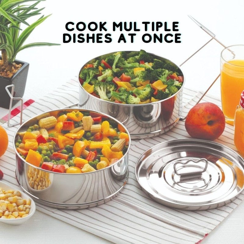 Stackable Stainless Steel Insert Pans - Inserts for Instant Pot