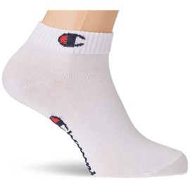 Champion Unisex Socks (Pack of 6), White