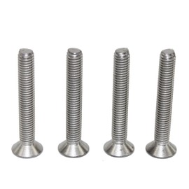 Countersunk Screws M8 x 80 DIN 7991 with Hexagon Socket (ISK) Stainless Steel A2 (Pack of 5) - V2A Countersunk Screws with Full Thread