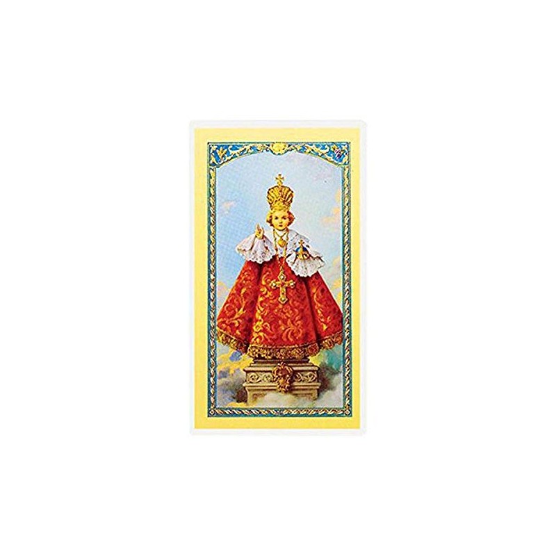 Laminated Holy Card Infant of Prague