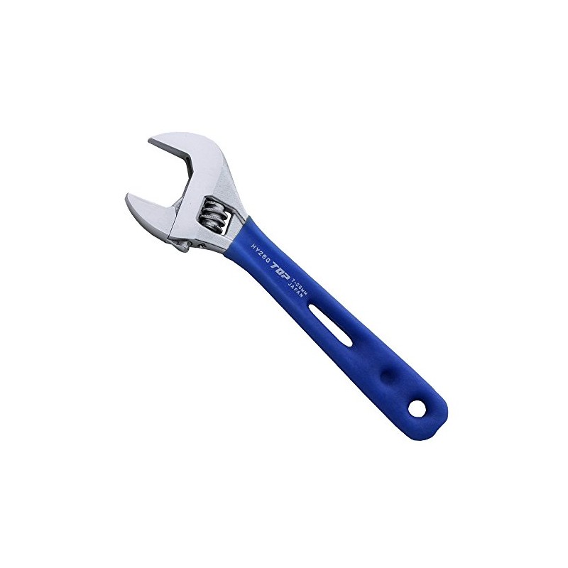 TOP HY-26G Eco Wide Adjustable Wrench, With Vinyl Grip, Opening
