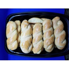 Generic Artisan Levant Greek Butter Cookie Twists, 16 Oz, Traditional, Natural-Artisan, Crispy, Soft, Sweet, Buttery, Chewy, Perfect for Entertaining, Daily Breakfast, Coffee Tea Time