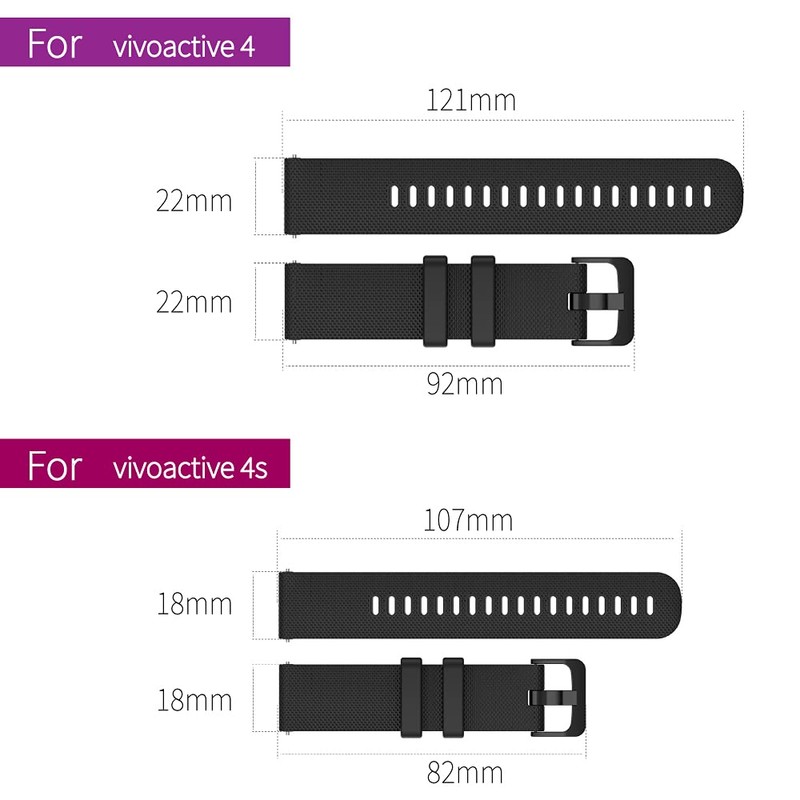 GARMIN Band vivoactive4/4S, 22 mm