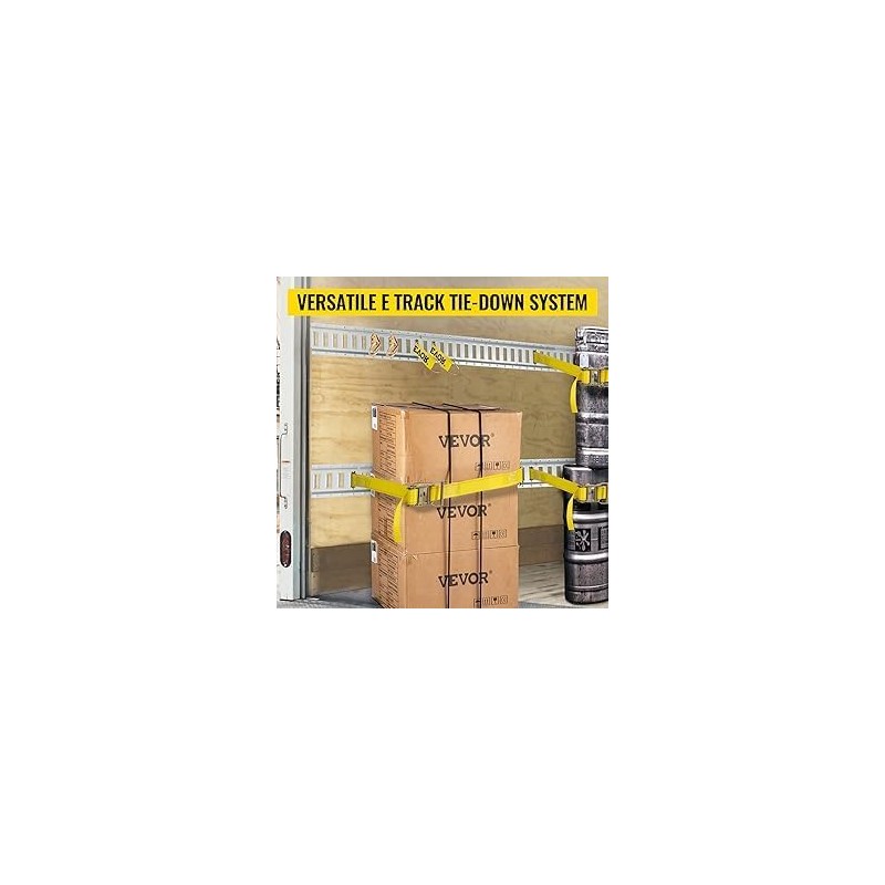 Genérico Argollas para Riel Logístico, Sistema de Amarre E-Track, Amarillo,
