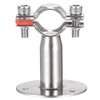 sourcing map Wall Mount Ceiling Mount Pipe Support, 304 Stainless