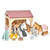 Tender Leaf Toys - The Stables - 13 Pcs Imaginative