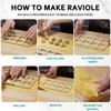 MUMSUNG Ravioli Maker Press, Ravioli Press Mold Set - Squares
