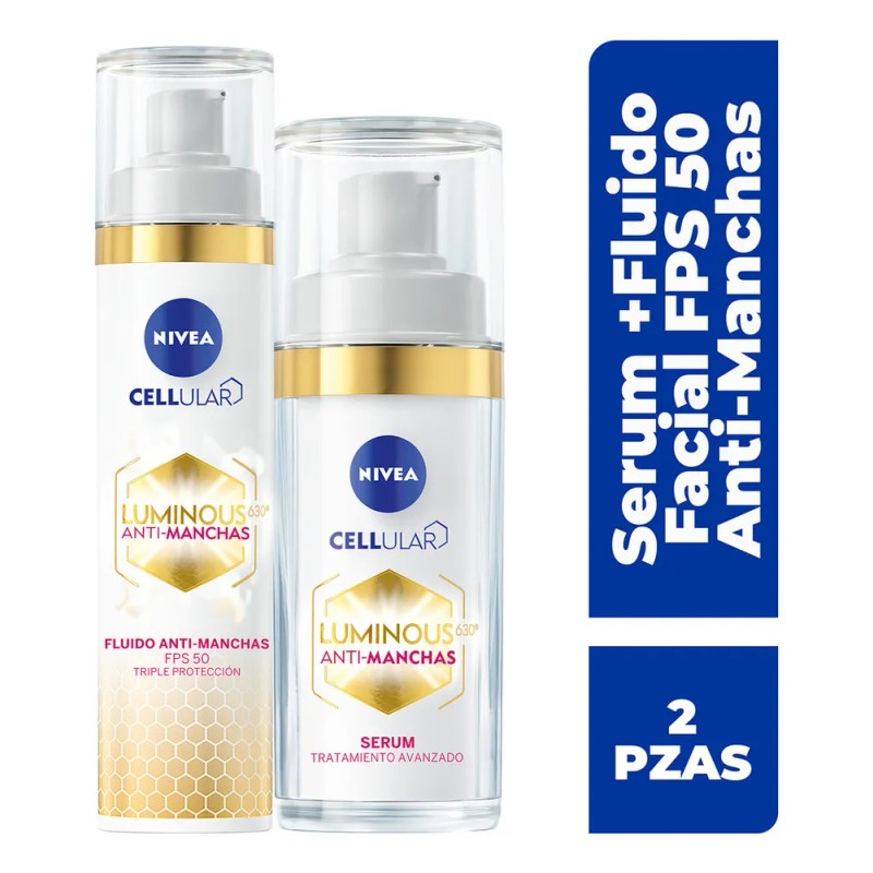 Serum 30 ml + Fluido 40 ml Nivea Cellular Luminous
