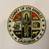 Kalan LOS ANGELES COUNTY EMBROIDERED Iron on patch 3" X