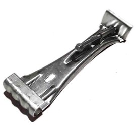 Quick Screw 6" inch Aluminum Hidden Rain Gutter Bracket Hook NO Clip Style Hangers with pre Inserted 3" Long ¼" hex Head self Drilling Screw 50 per Pack