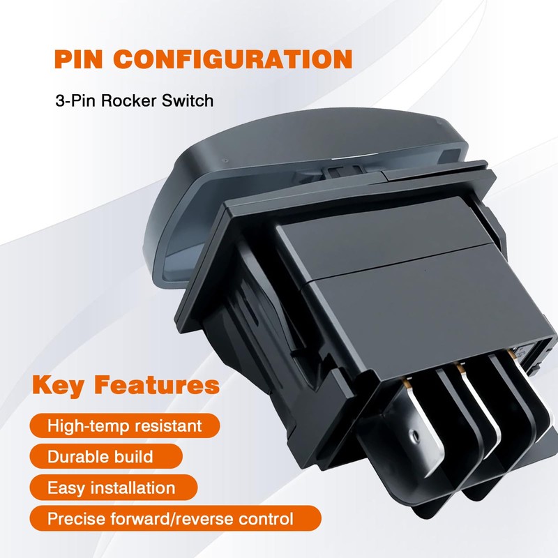 FR-027 Heavy-Duty Forward Reverse (FWD REV) Rocker Switch – Fits