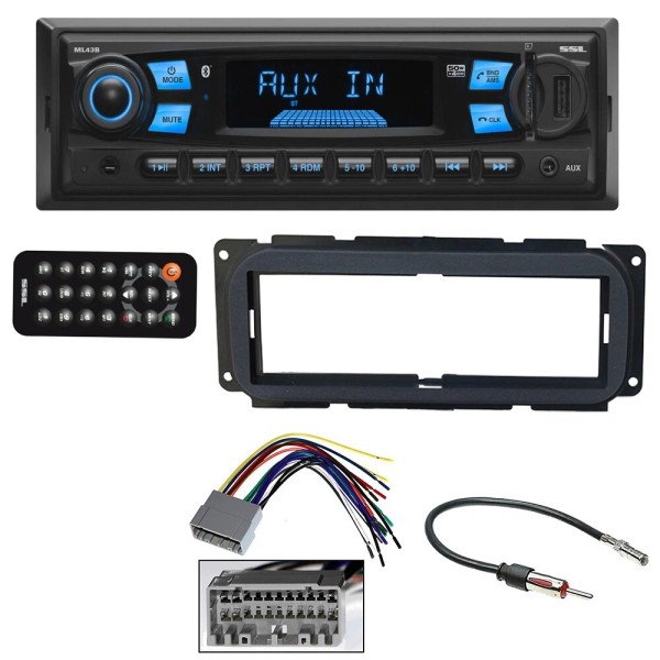 SSL (Sound Storm Labs) Bluetooth Car Stereo MP3/USB AM/FM Radio