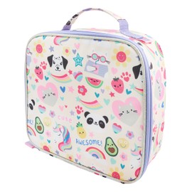 Polar Gear Cute Icons Lunch Bag, Durable Polyester