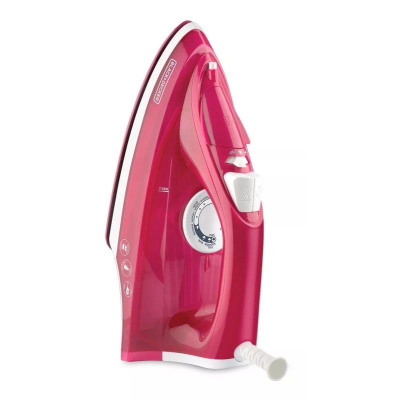 Black+Decker Plancha Vapor Black And Decker Irbd302 Antiadherente Color Rojo