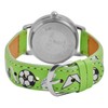 QBOS 4900001 Children's Watch Imitation Leather Football Learning Watch Analogue