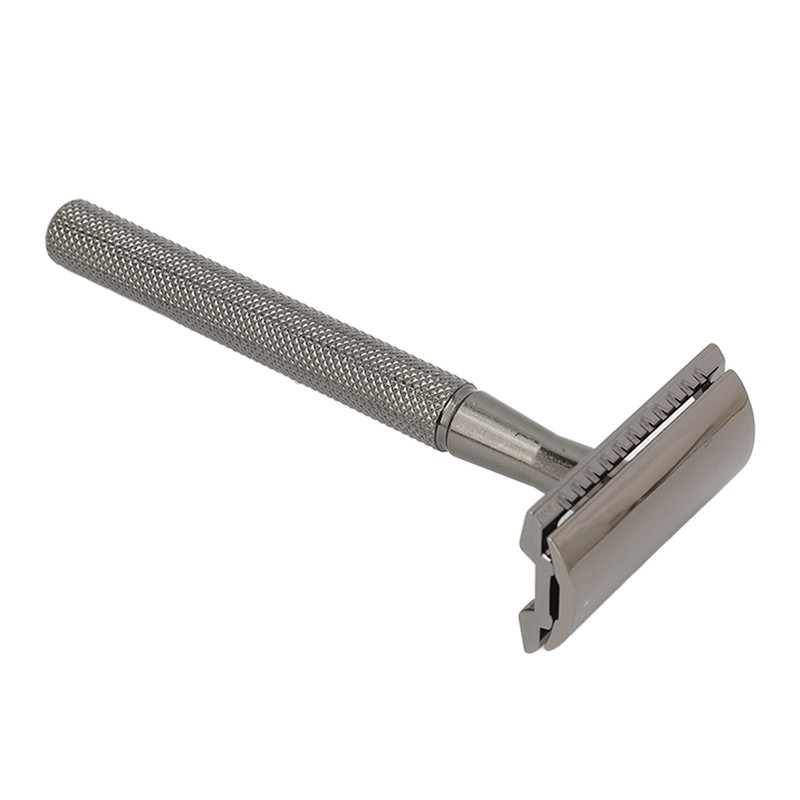 Manual Pocket Beard Trimmer Metal Vintage Double Sided Manual Facial