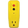 Electriduct Single Outlet GFCI Adapter, 15 Amp Grounded 3-Prong Automatic