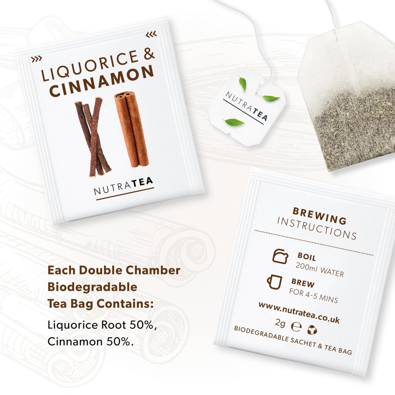 Nutra Tea - Liquorice & Cinnamon Tea | Licorice Tea