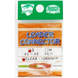 Axisco Leader Connector, Small, Clear, Pack of 4