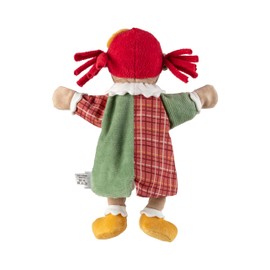 Hand Puppet Clown Soft Toy for Kasperle Theatre Storytelling and First Role Play Toy for Girls and Boys