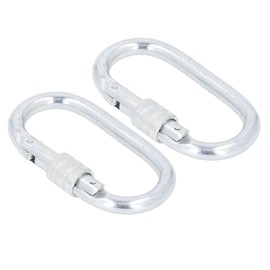 2Pcs Chain Connector, Quick Link Chain 22KN (5000lbs) Load Capacity Alloy Steel Quick Links Quick Chain Repair Link for Big Chain Connecting, Hammock Hanging