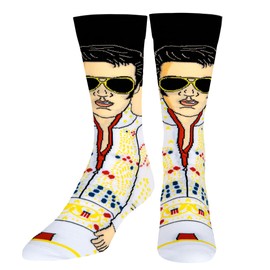Odd Sox, Elvis The King of Rock N Roll Men's Socks, 5 Pair Gift Box