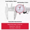 STANDARD GAGE Metric Dial Caliper Measuring Tool 0-150mm Range 4-Way