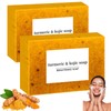 Turmeric Soap Bar, Kojic Acid Soap for Face & Body,