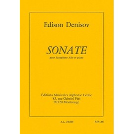 デニゾフ : ソナタ (サクソフォン、ピアノ) ルデュック出版