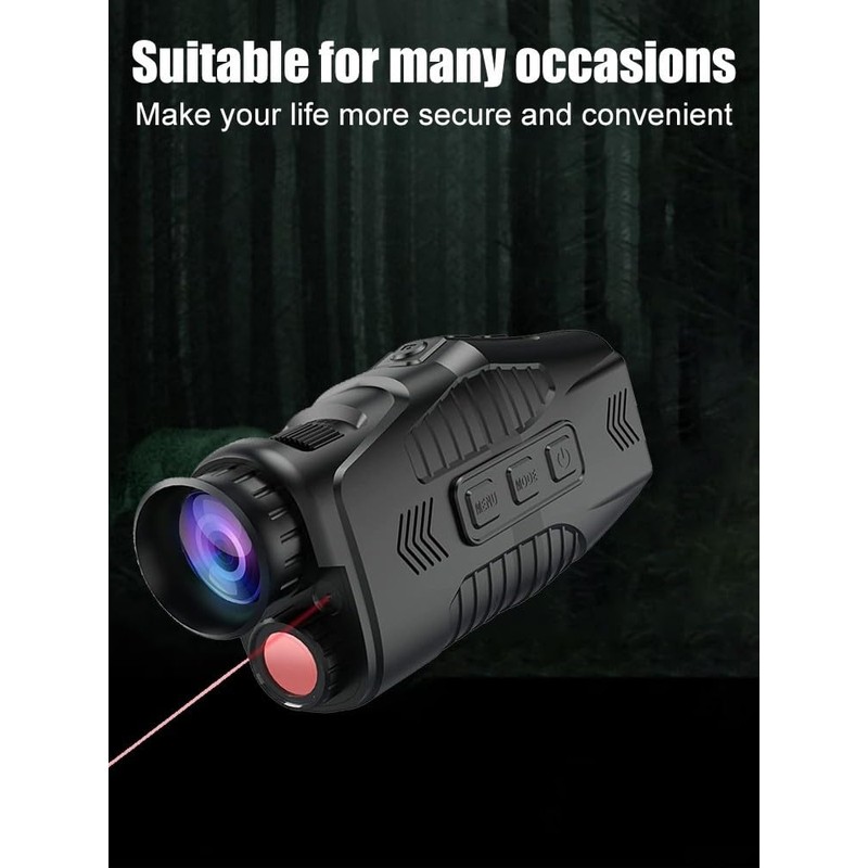 Clear and Detailed for Night Vision with Monocular Infrared for