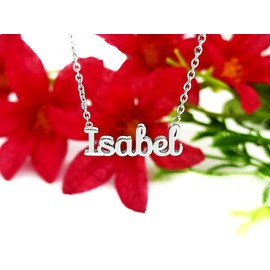 Damen-Halskette mit Namen, Edelstahl, mit Original-Geschenkbox, personalisierter Schmuck für Freunde, Brautpaar Only Faith, standard, Edelstahl, Nicht zutreffend.