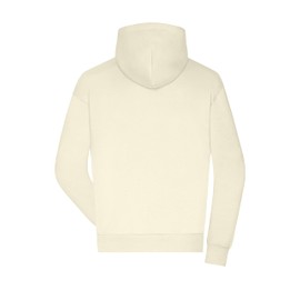 James & Nicholson Men's Lounge Hoody - Comfortable and Lightweight Oversized Cut Hooded Sweatshirt, vanilla, S