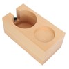 Wooden Coffee Tamper Station Stable Prevent Slip Coffee Tamper Holder