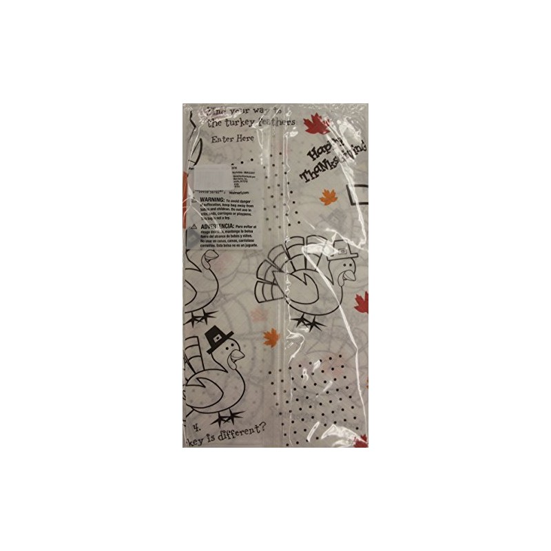 Thanksgiving Table Cloth Paper Childrens Activity Tablecover